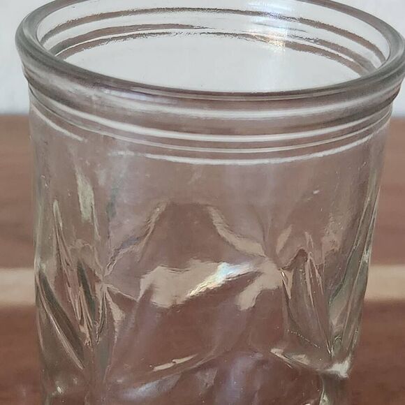 619-5 Ball A-30 2 matching glass cylinder jar set of 2 small depression - Picture 2 of 3